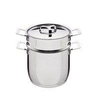 photo Alessi-Pots & Pans Pasta-set in 18/10 stainless steel suitable for induction 1